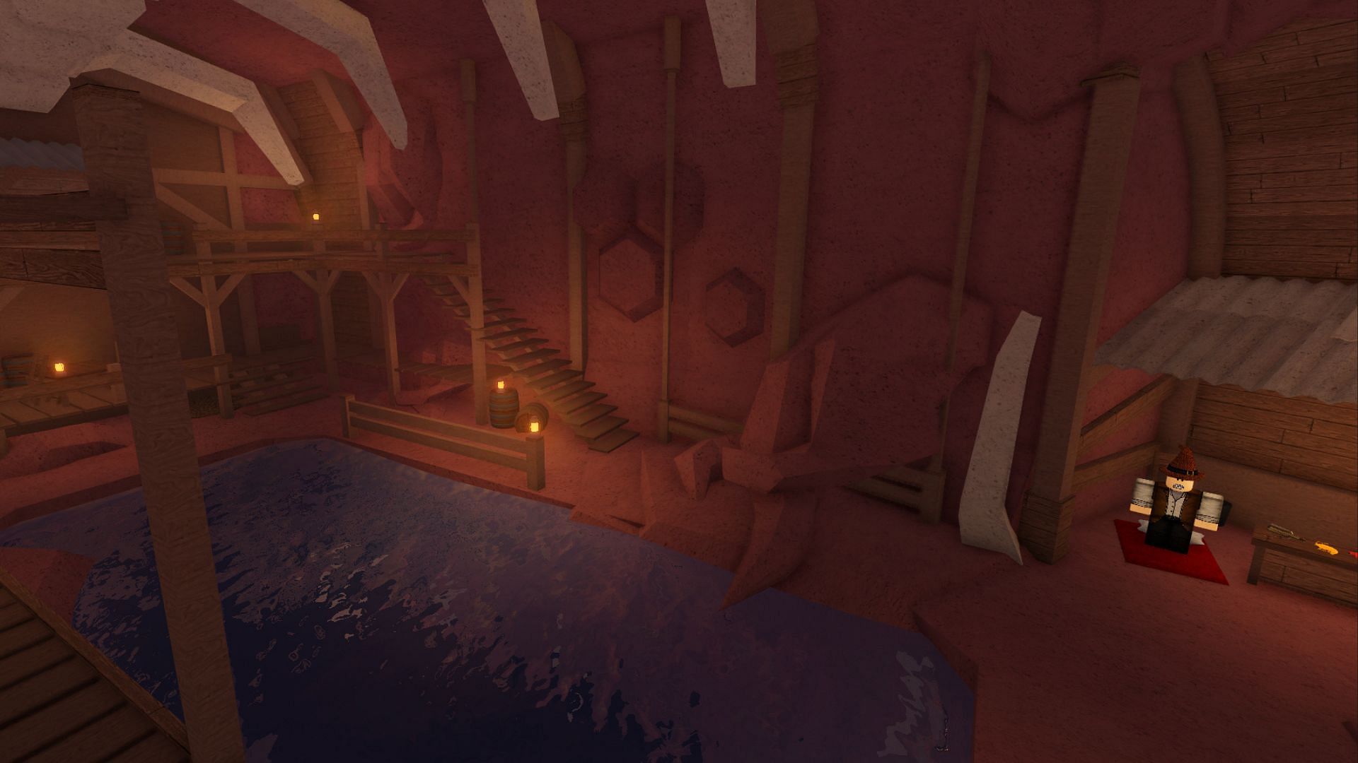 This is the interior of the Golden Whale (Image via Fisch Wiki)